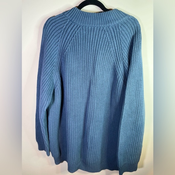 Women’s Blue Ralph Lauren Polo 1/4 Zip Pullover Sweater 100% Cotton Size Xl - Picture 7 of 7